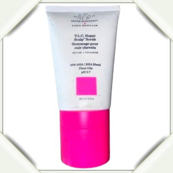 Full Sz Drunk Elephant TLC Happi Scalp Scrub Refine Volumizer 10% AHA BH… - Picture 5 of 6